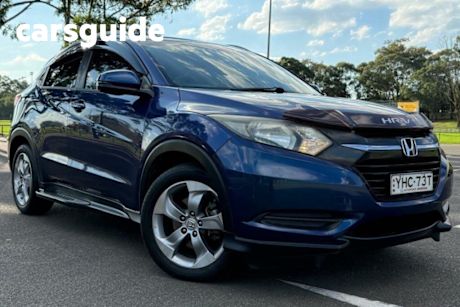 Blue 2017 Honda HR-V Wagon LE