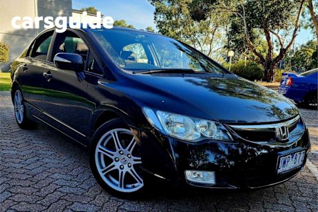 Black 2007 Honda Civic Sedan Sport