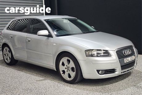 Silver 2007 Audi A3 Hatchback Sportback 1.8 Tfsi Ambition