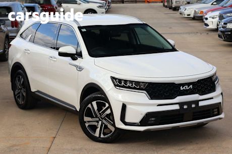 White 2023 Kia Sorento Wagon Sport+ 7 Seat