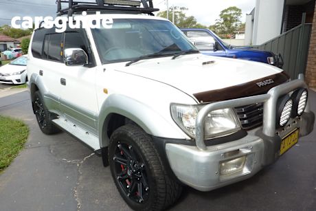 White 1999 Toyota Landcruiser Prado Wagon Grande VX (4X4)