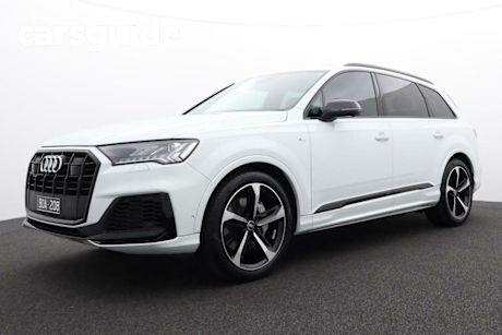 White 2021 Audi Q7 Wagon 50 TDI Quattro S Line Mhev