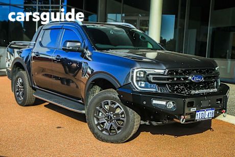 Grey 2023 Ford Ranger Double Cab Pick Up Wildtrak 3.0 (4X4)