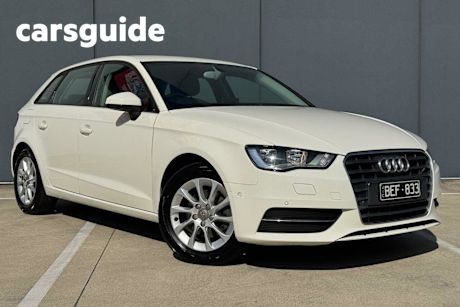 White 2013 Audi A3 Hatchback S/Back 1.4 Tfsi Attraction COD