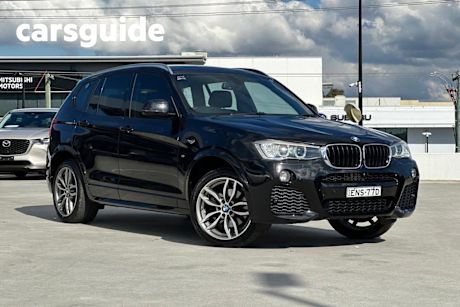 Black 2015 BMW X3 Wagon Xdrive 20I