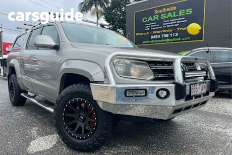 Brown 2013 Volkswagen Amarok Dual Cab Utility TDI420 Highline (4X4)