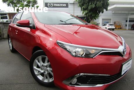 Red 2016 Toyota Corolla Hatchback Ascent Sport