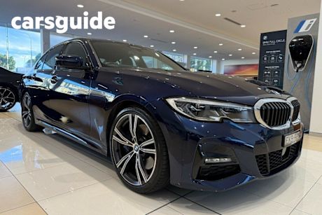 Blue 2020 BMW 330I Sedan M Sport