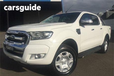 White 2016 Ford Ranger Dual Cab Utility XLT 3.2 (4X4)