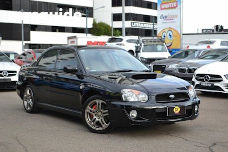 Black 2005 Subaru Impreza Sedan WRX (awd)
