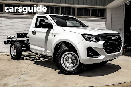 White 2025 Isuzu D-MAX Cab Chassis SX (4X2) High-Ride
