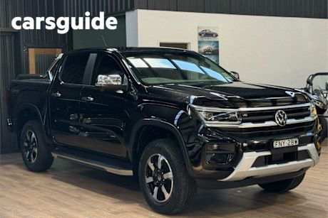 Black 2023 Volkswagen Amarok Dual Cab Utility Style TDI600 4Motion