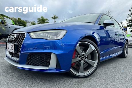 Blue 2016 Audi RS3 Hatchback Sportback Quattro