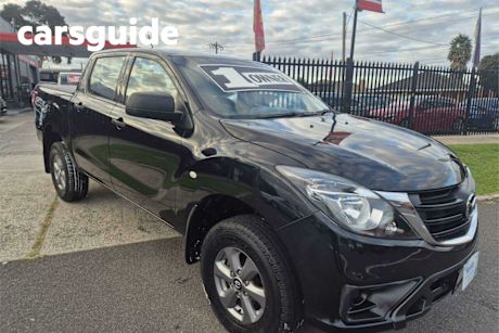 Black 2019 Mazda BT-50 Dual Cab Utility XT (4X2) (5YR)