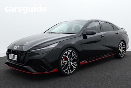 Black 2022 Hyundai I30 Sedan N Premium With Sunroof