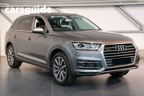 Grey 2016 Audi Q7 Wagon 3.0 TDI Quattro
