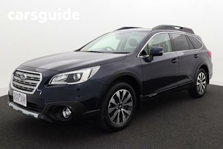 Blue 2017 Subaru Outback Wagon 2.5I Premium