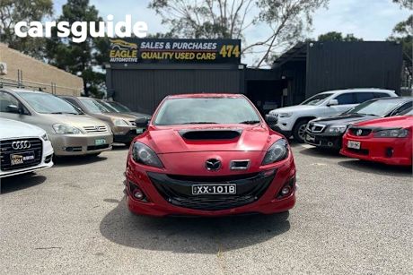 Red 2009 Mazda 3 Hatchback MPS