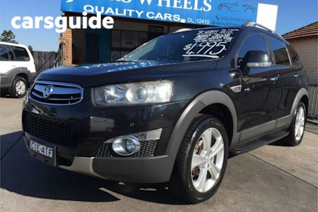 Black 2012 Holden Captiva Wagon 7 LX (4X4)