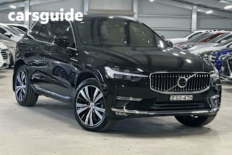 Black 2022 Volvo XC60 Wagon B5 Inscription Mhev