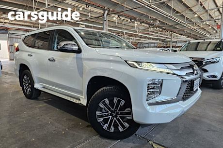 White 2023 Mitsubishi Pajero Sport Wagon GLS (2WD) 7 Seat