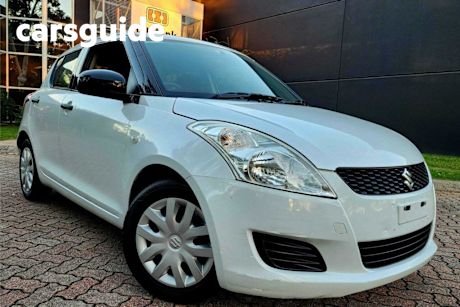 White 2012 Suzuki Swift Hatchback GA