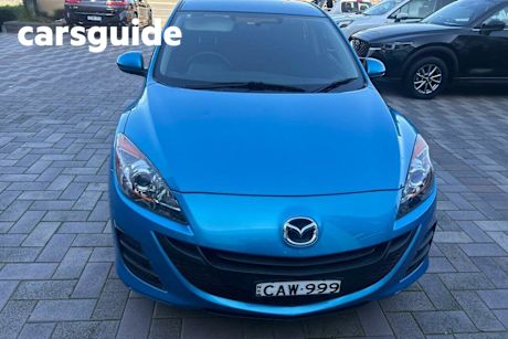 Blue 2010 Mazda 3 Hatchback Maxx Sport