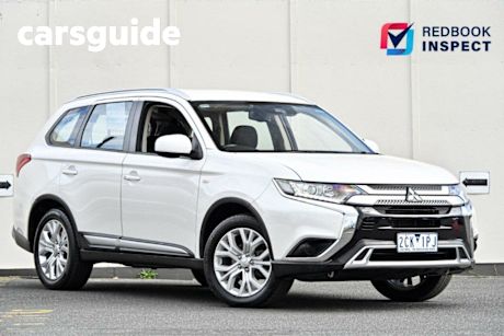 White 2019 Mitsubishi Outlander Wagon ES Adas 5 Seat (awd)