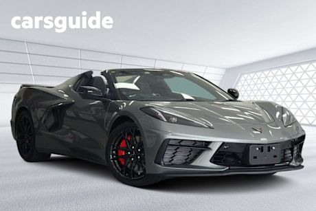 Grey 2024 Chevrolet Corvette Convertible Stingray DCT 3LT