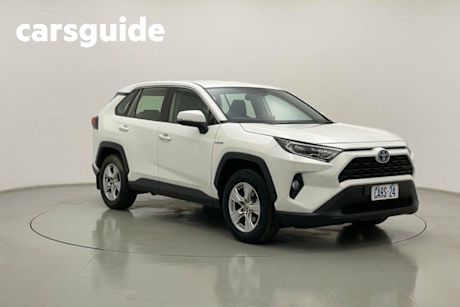 White 2021 Toyota RAV4 Wagon GX (2WD) Hybrid