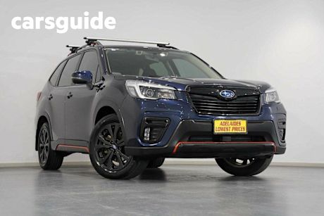 Blue 2021 Subaru Forester Wagon 2.5I Sport (awd)
