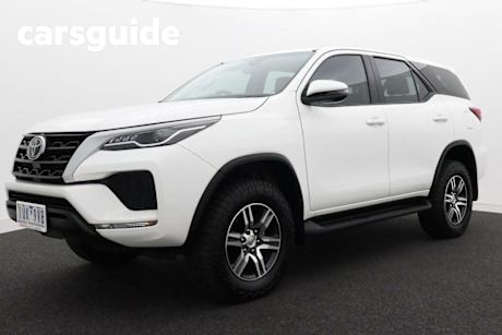 White 2021 Toyota Fortuner Wagon GX NAV