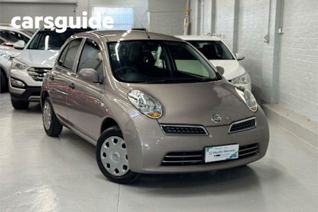 Silver 2010 Nissan Micra Hatchback