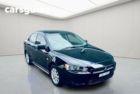 Black 2010 Mitsubishi Lancer Hatchback Activ Sportback