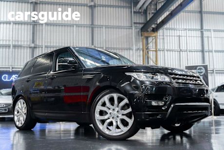 Black 2015 Land Rover Range Rover Sport Wagon 3.0 SDV6 SE