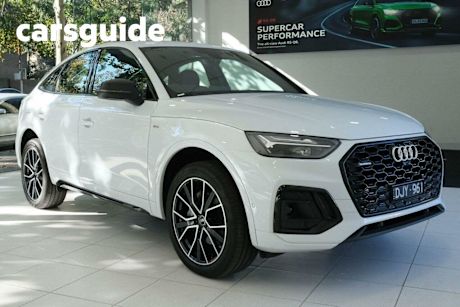 White 2024 Audi Q5 Wagon 40 TDI Quattro Sport Mhev