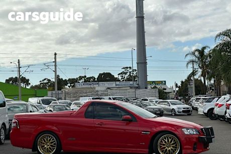 Red 2011 Holden Commodore Utility SS