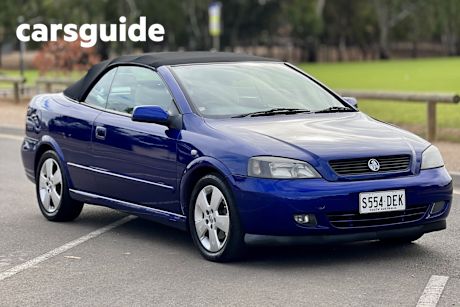 Blue 2005 Holden Astra Convertible Convertible