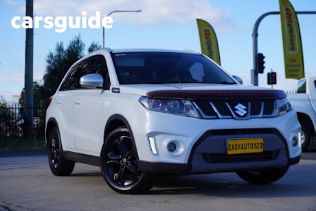 White 2016 Suzuki Vitara Wagon S Turbo (fwd)