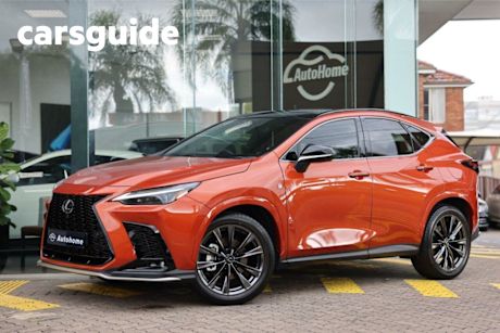 Orange 2024 Lexus NX350 Wagon F Sport + EP1 AWD