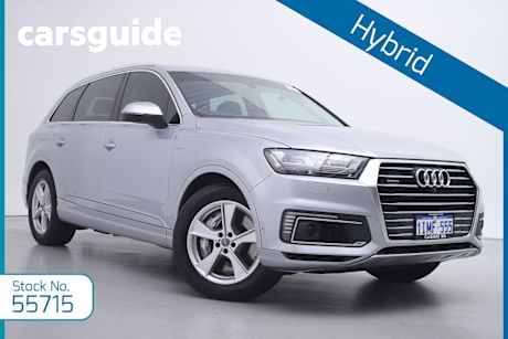 Silver 2018 Audi Q7 Wagon E-Tron Quattro Mhev