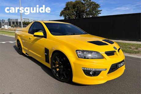 Yellow 2013 HSV Maloo Utility R8