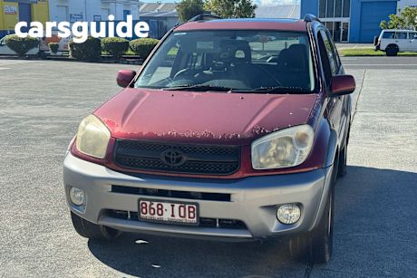 Red 2005 Toyota RAV4 Wagon Cruiser (4X4)