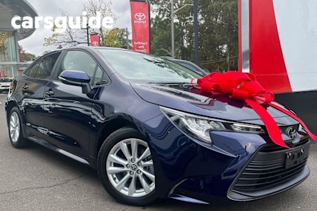 Blue 2023 Toyota Corolla Sedan SX