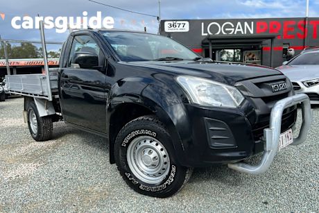 Black 2018 Isuzu D-MAX Cab Chassis SX HI-Ride (4X2)