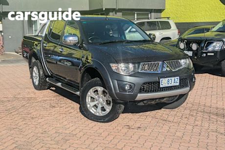 Grey 2014 Mitsubishi Triton Double Cab Utility GLX-R (4X4)