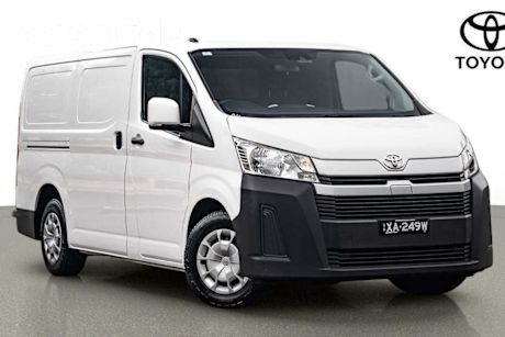White 2020 Toyota Hiace Van LWB