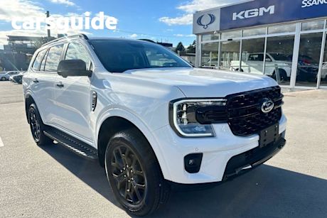 White 2025 Ford Everest Wagon Sport (4WD)