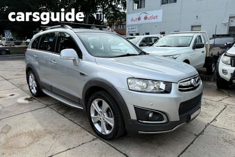 Silver 2015 Holden Captiva Wagon 7 LTZ (4X4)
