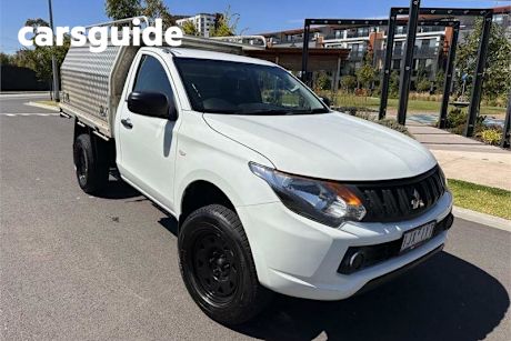 White 2016 Mitsubishi Triton Cab Chassis GLX